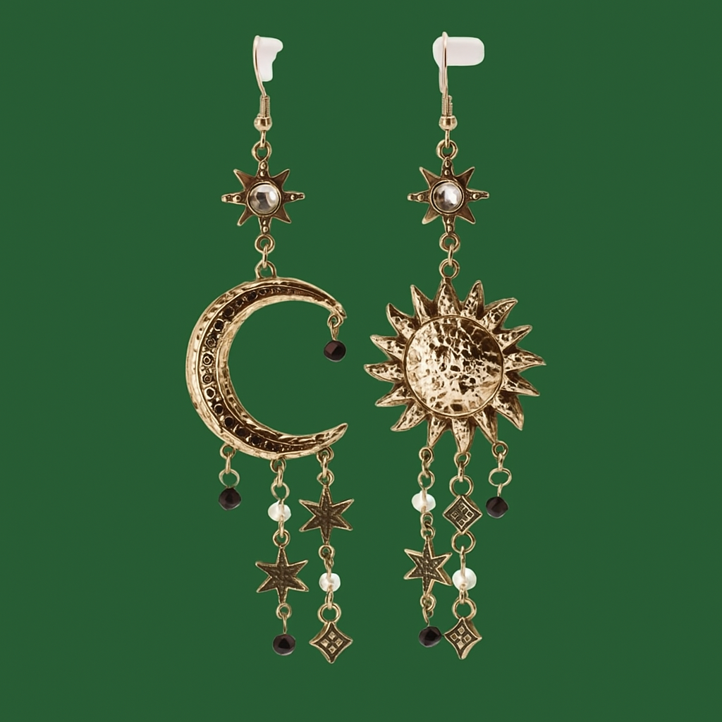 Sun and Moon Earrings - Somer and Autumn