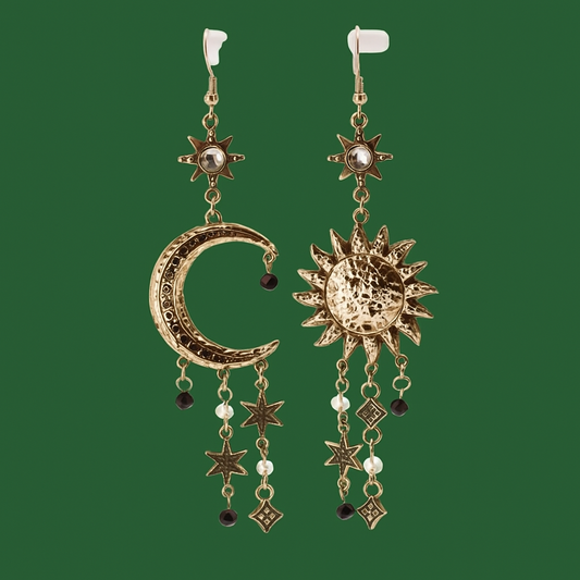Sun and Moon Earrings - Somer and Autumn