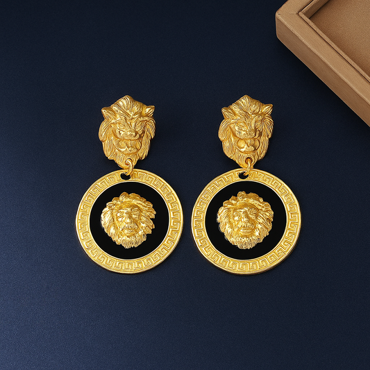Vintage Lionhead Earrings - Somer and Autumn